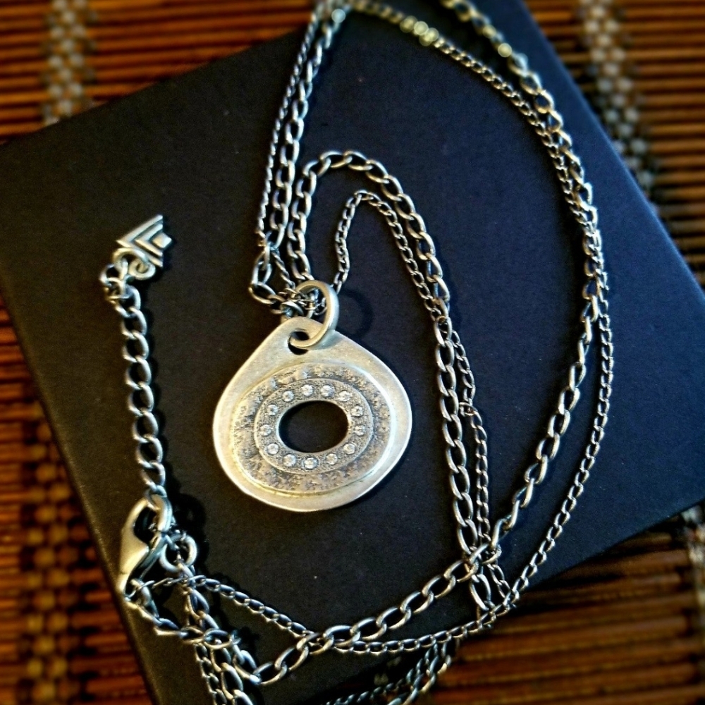 Silpada Sterling Silver & Zirconia Necklace